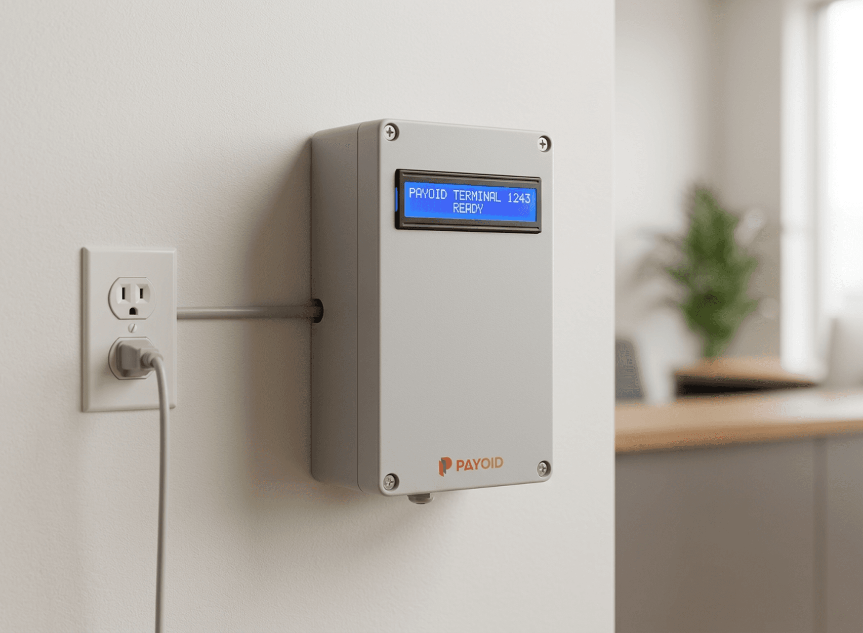 Payoid attendance terminal installed on site